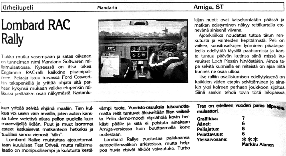 Lombard RAC Rally